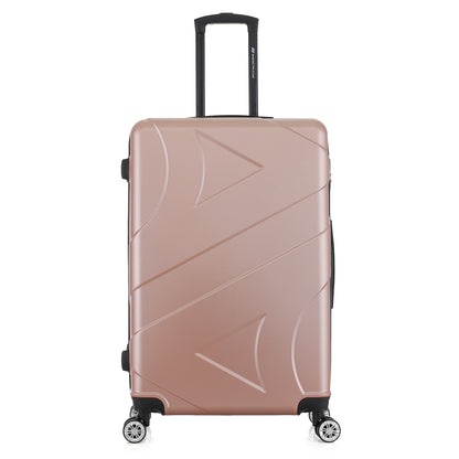 Valise or rose de notre collection American Star Boston, taille L de face