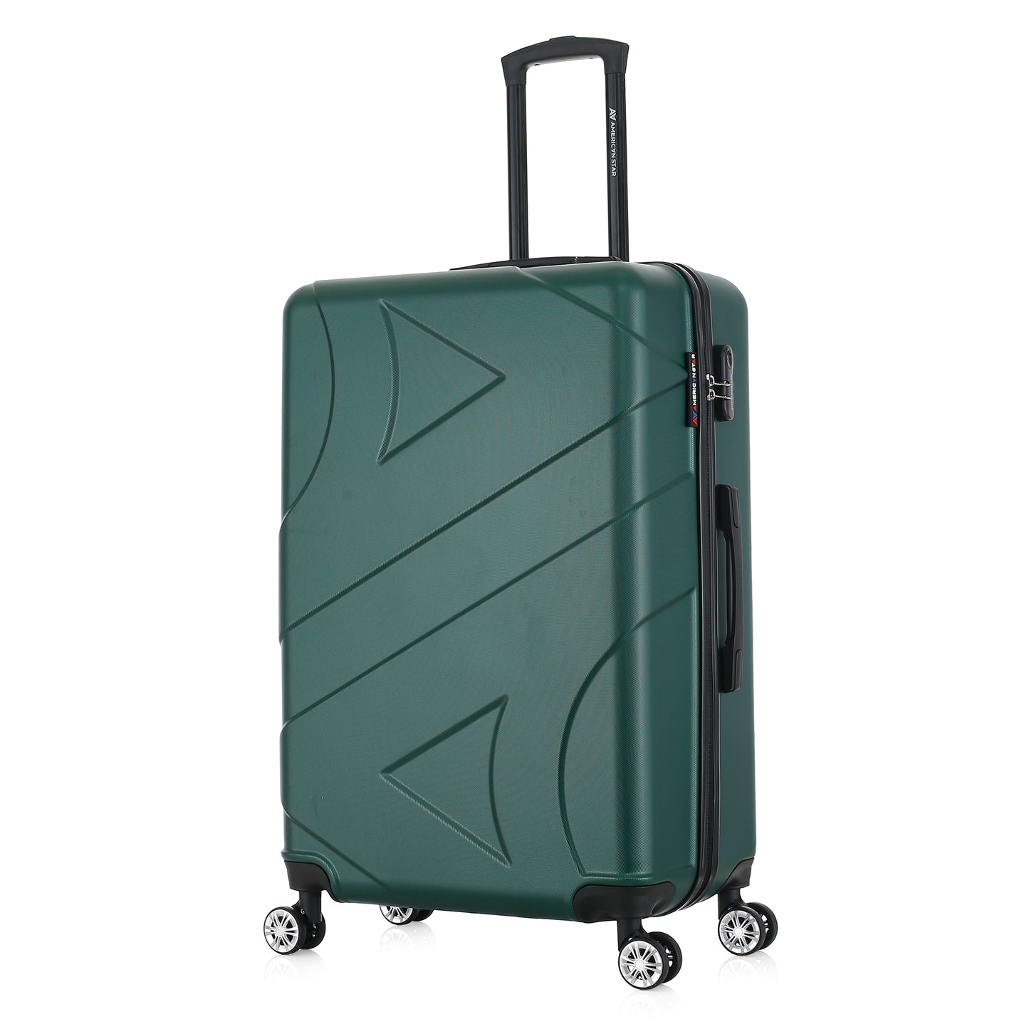 Valise verte de notre collection American Star Boston, taille L de 3/4