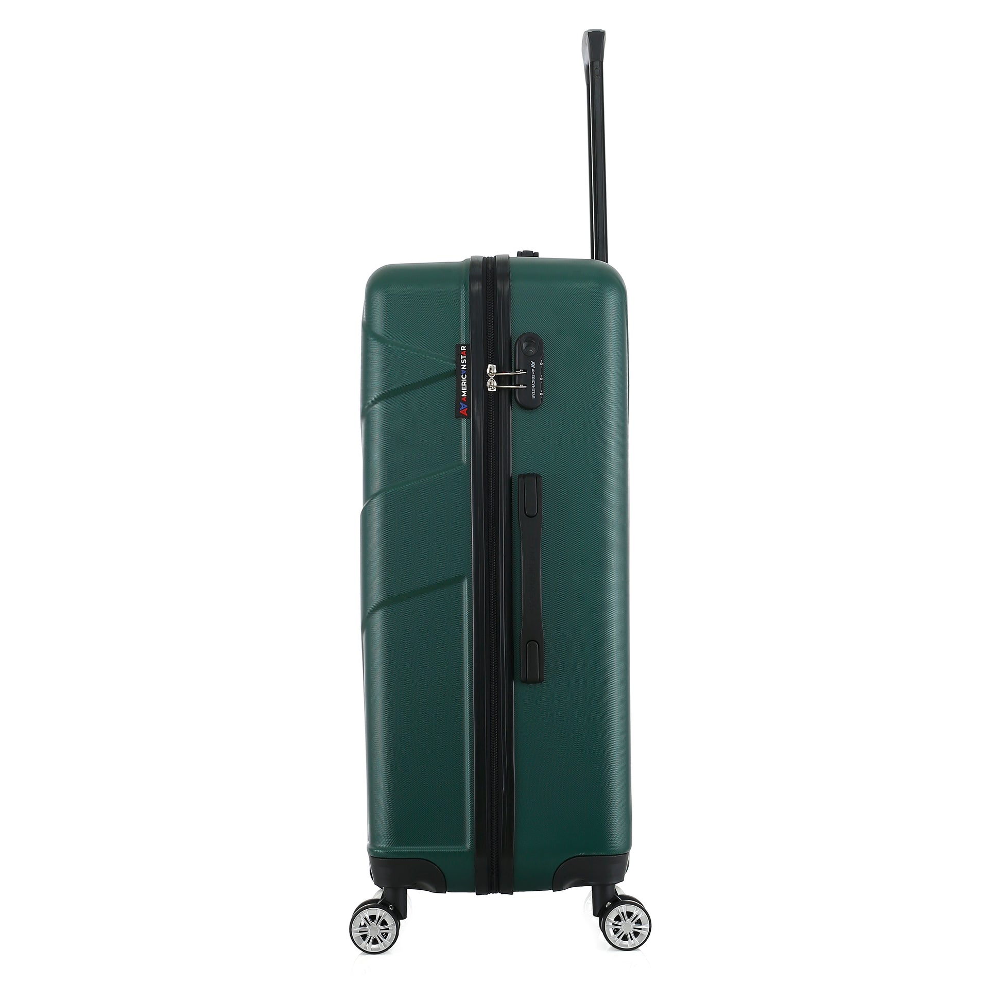 Valise verte de notre collection American Star Boston, taille L de 3/4
