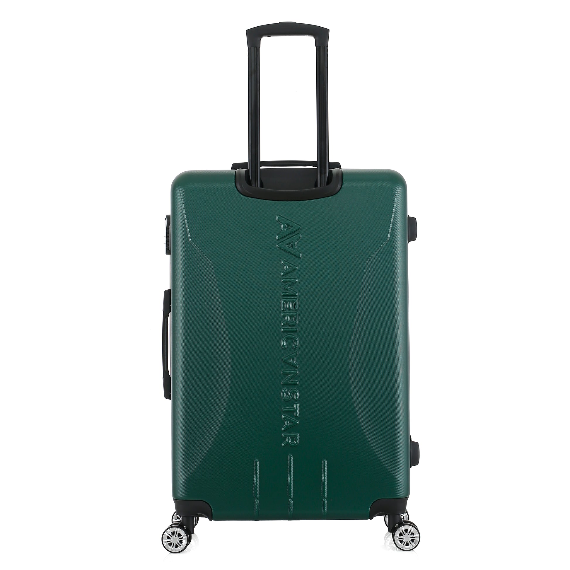 Valise verte de notre collection American Star Boston, taille L de dos