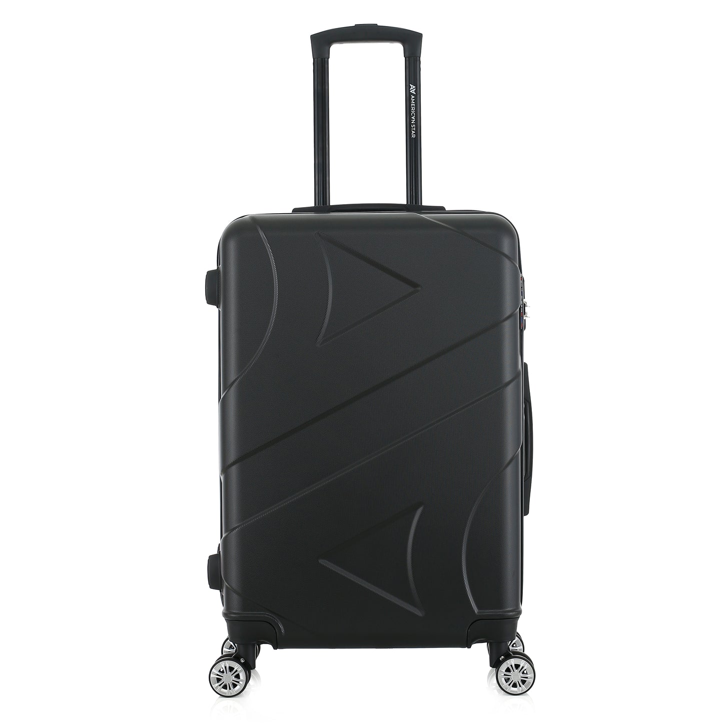 Valise noire de notre collection American Star Boston, taille M de face