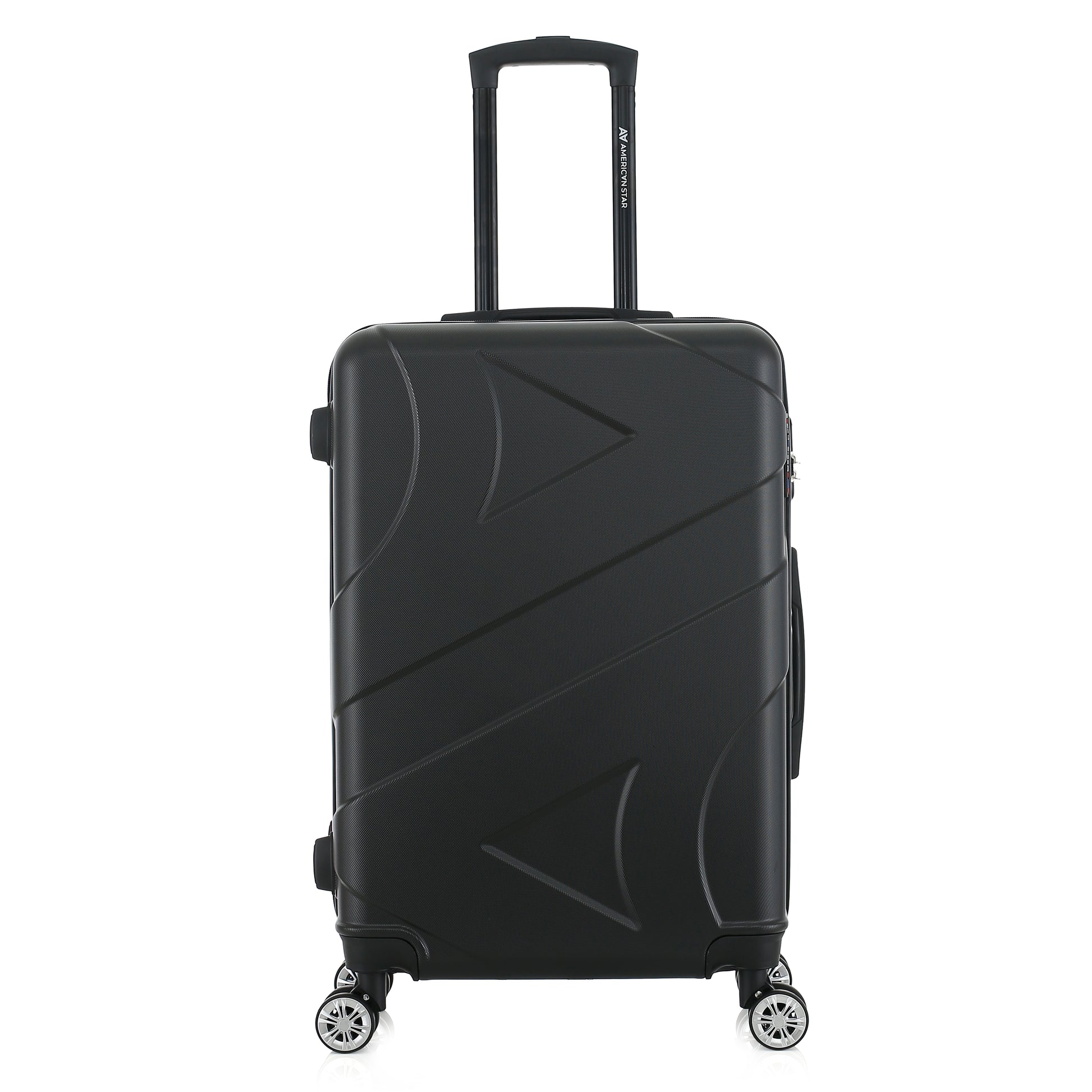Valise noire de notre collection American Star Boston, taille M de face