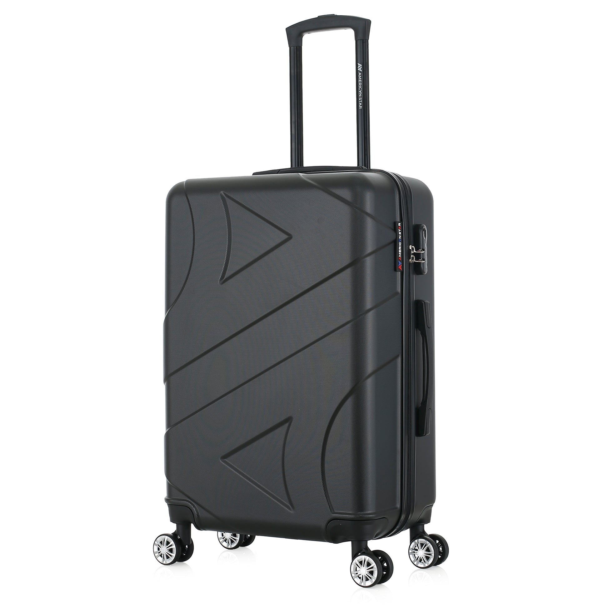 Valise noire de notre collection American Star Boston, taille M de 3/4