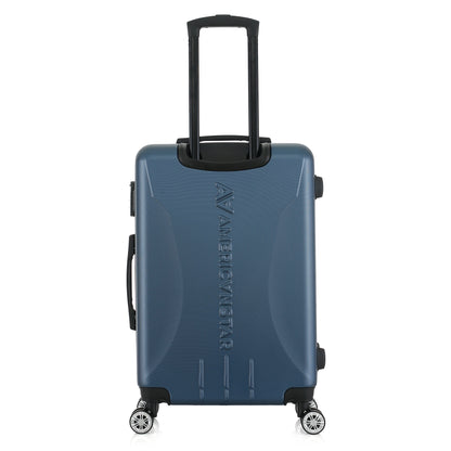 Valise bleue de notre collection American Star Boston, taille M de dos