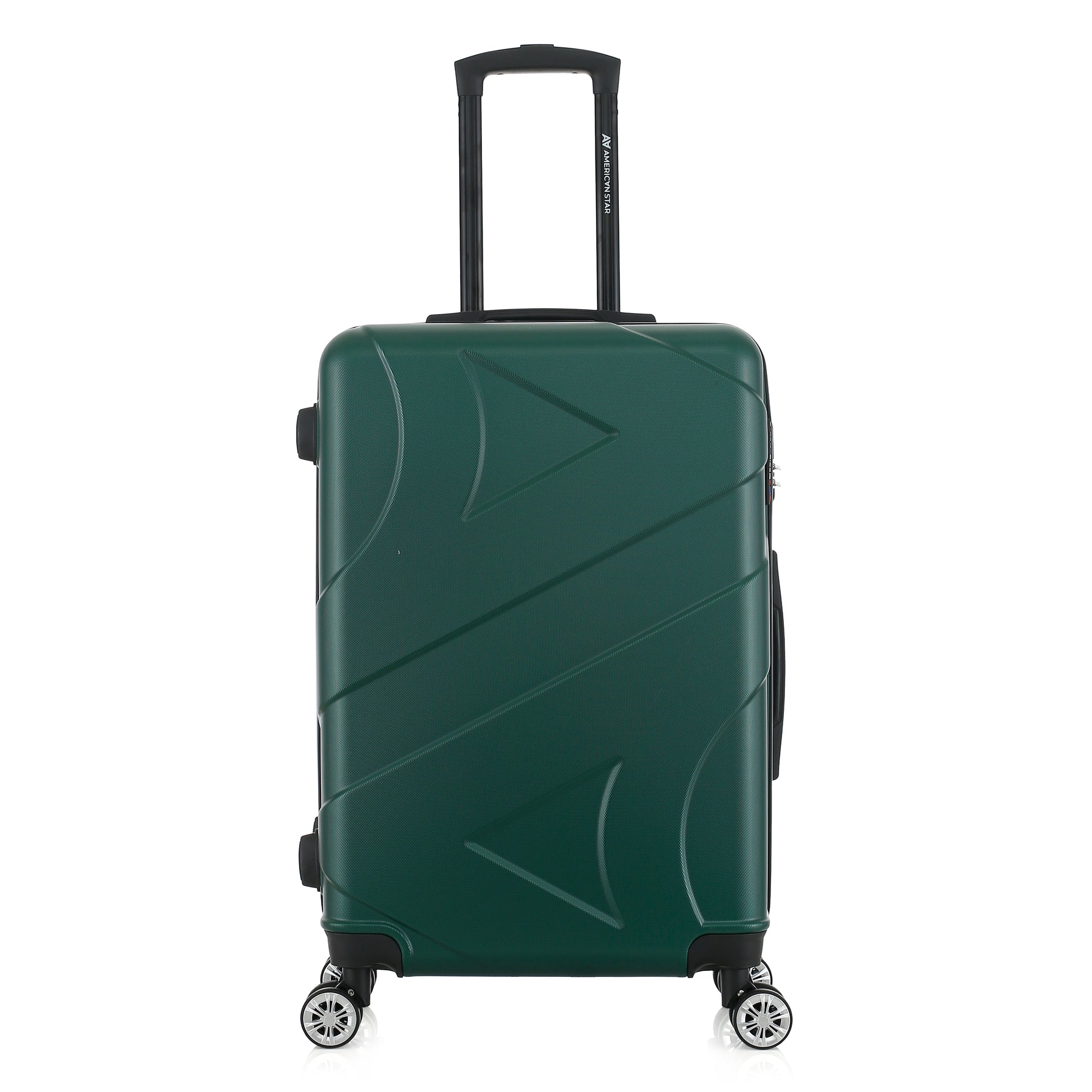 Valise verte de notre collection American Star Boston, taille M de face