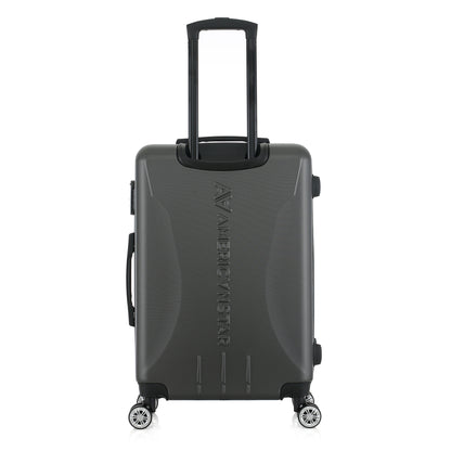 Valise grise de notre collection American Star Boston, taille M de dos
