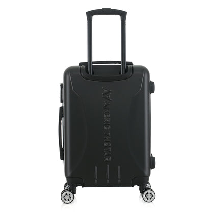 Valise noire de notre collection American Star Boston, taille S de dos