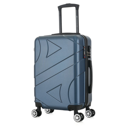 Valise bleue de notre collection American Star Boston, taille S de 3/4