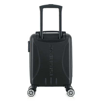 Valise noire de notre collection American Star Boston, taille XS de dos