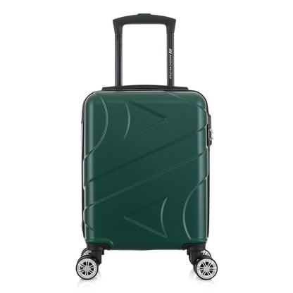 Valise verte de notre collection American Star Boston, taille XS de face