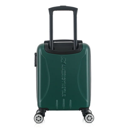 Valise verte de notre collection American Star Boston, taille XS de dos