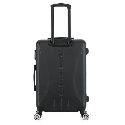 Valise noire de notre collection American Star Chicago, taille M de dos
