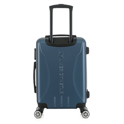 Valise bleue de notre collection American Star Chicago, taille S de dos