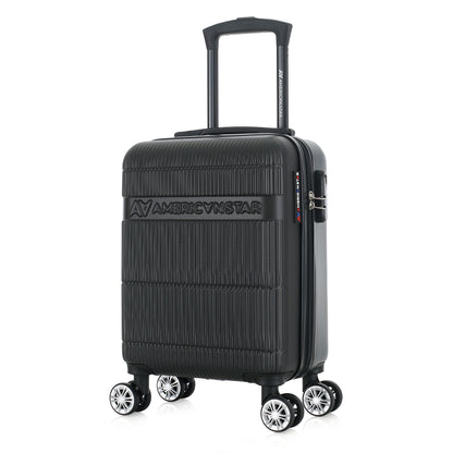 Valise noire de notre collection American Star Chicago, taille XS de 3/4