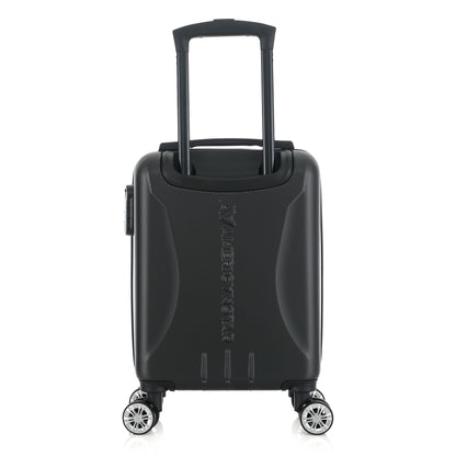 Valise noire de notre collection American Star Chicago, taille XS de dos