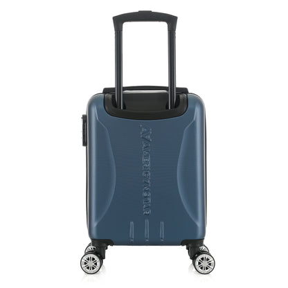 Valise bleue de notre collection American Star Chicago, taille XS de dos