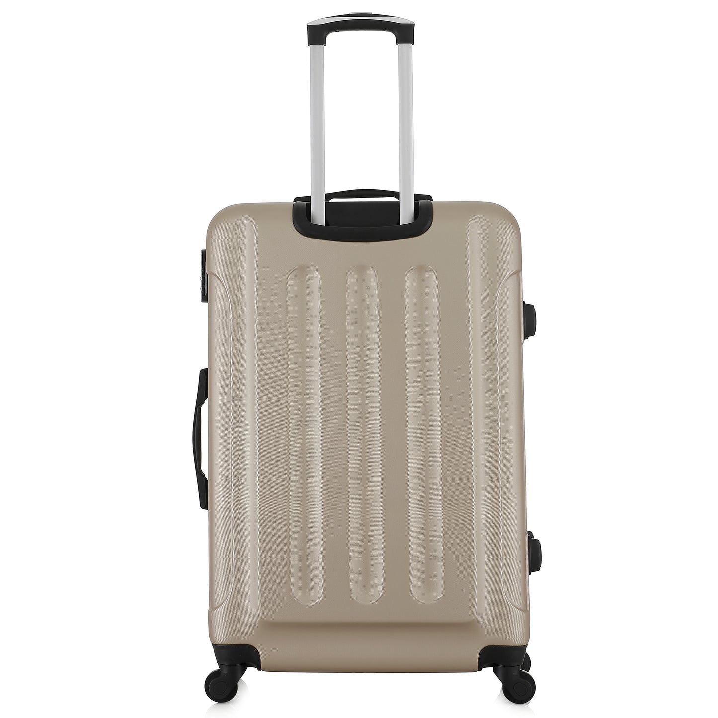 Valise beige de notre collection Potiron Paris, Concorde, taille L, de dos