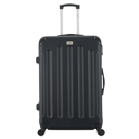 Valise noire de notre collection Potiron Paris, Concorde, taille L, de face