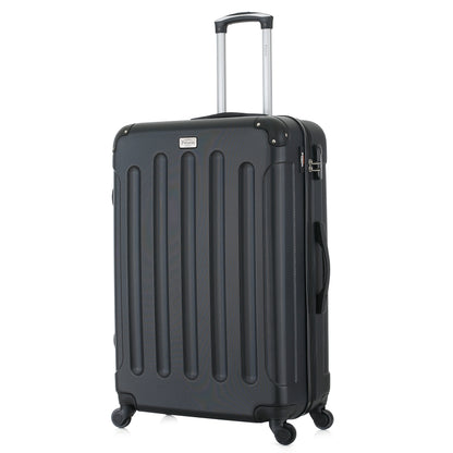 Valise noire de notre collection Potiron Paris, Concorde, taille L, de 3/4