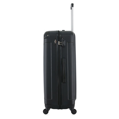 Valise noire de notre collection Potiron Paris, Concorde, taille L, de côté