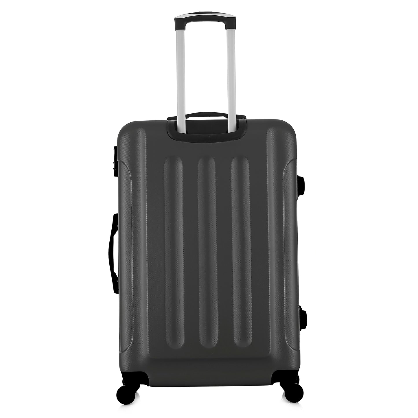 Valise grise de notre collection Potiron Paris, Concorde, taille L, de dos