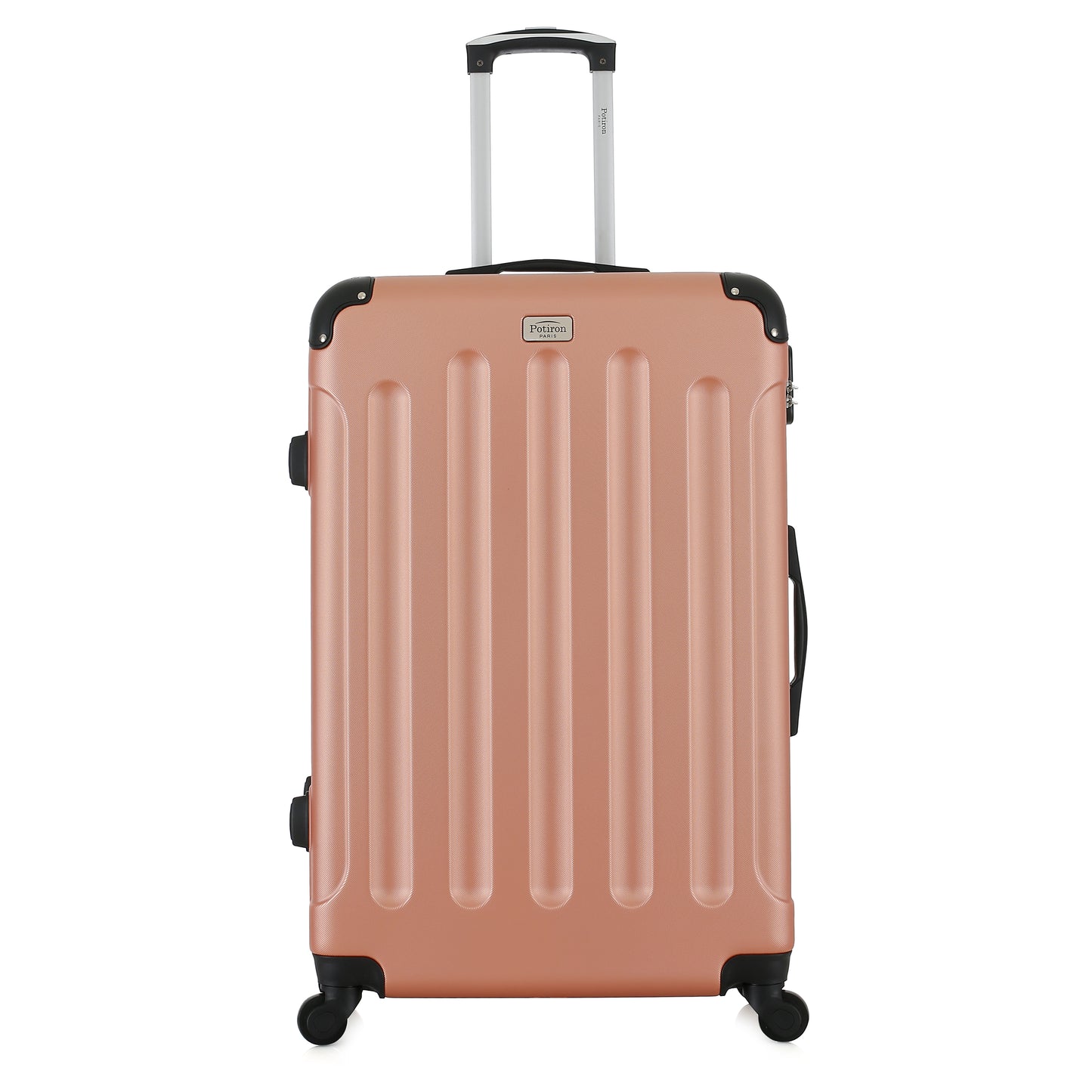 Valise rose de notre collection Potiron Paris, Concorde, taille L, de face