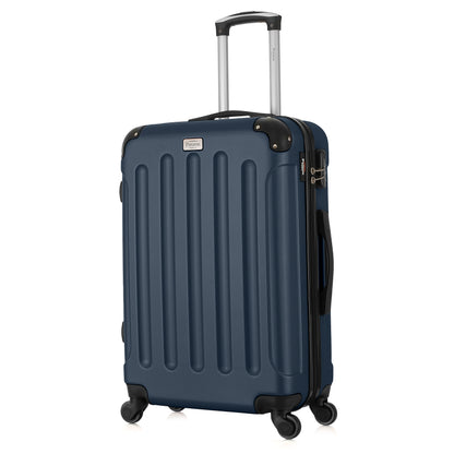 Valise bleue de notre collection Potiron Paris, Concorde, taille M, de 3/4