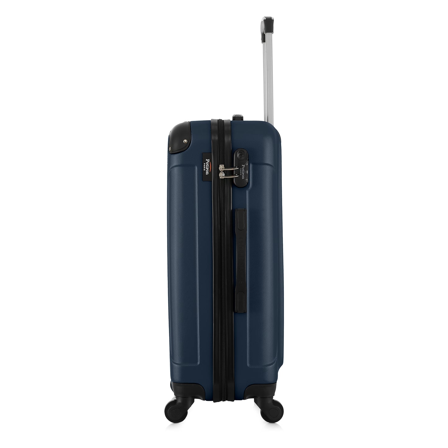 Valise bleue de notre collection Potiron Paris, Concorde, taille M, de côté