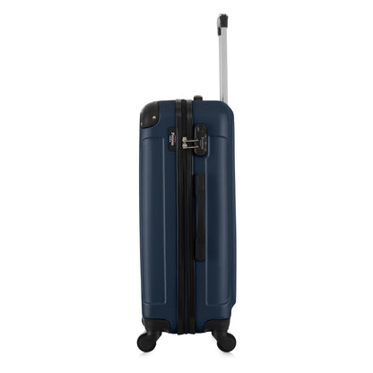 Valise bleue de notre collection Potiron Paris, Concorde, taille M, de côté