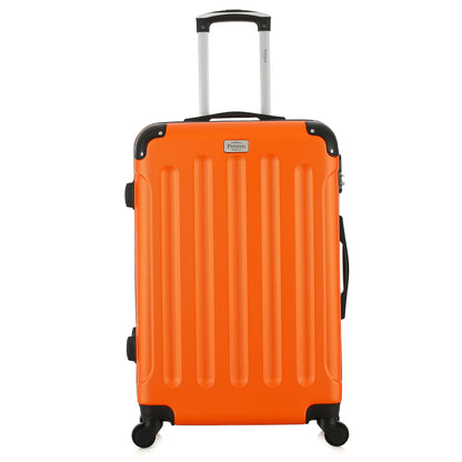 Valise orange de notre collection Potiron Paris, Concorde, taille M, de face