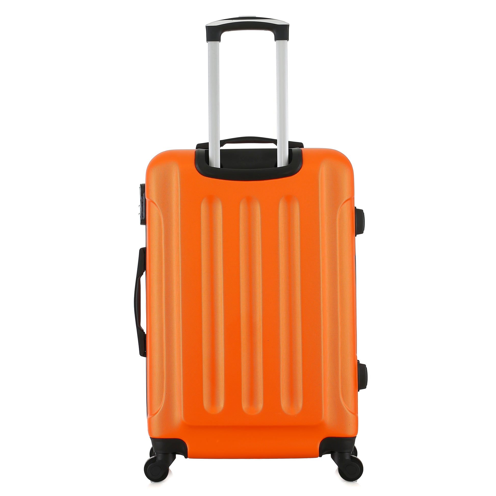 Valise orange de notre collection Potiron Paris, Concorde, taille M, de dos