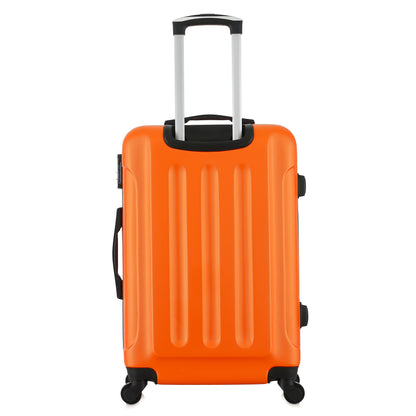 Valise orange de notre collection Potiron Paris, Concorde, taille M, de dos