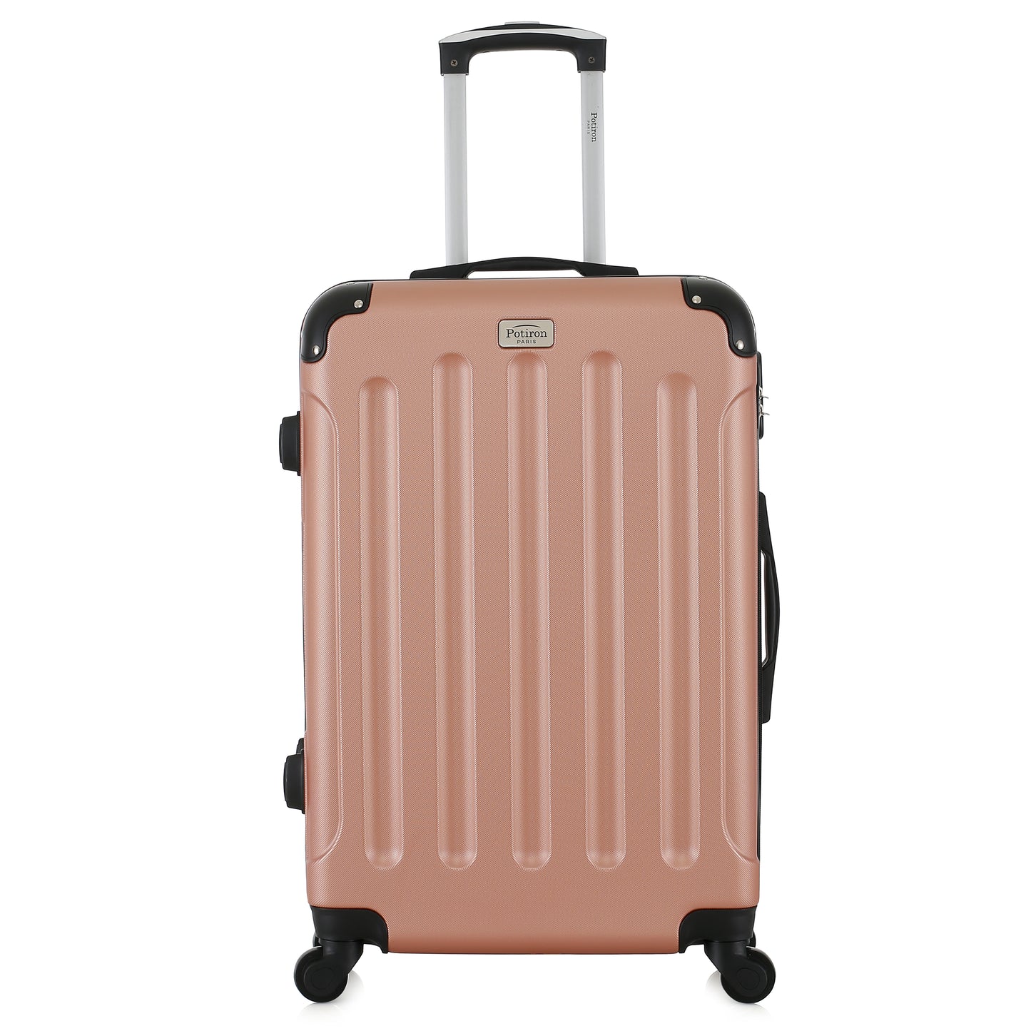 Valise rose de notre collection Potiron Paris, Concorde, taille M, de face