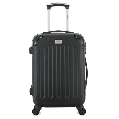 Valise noire de notre collection Potiron Paris, Concorde, taille S, de face