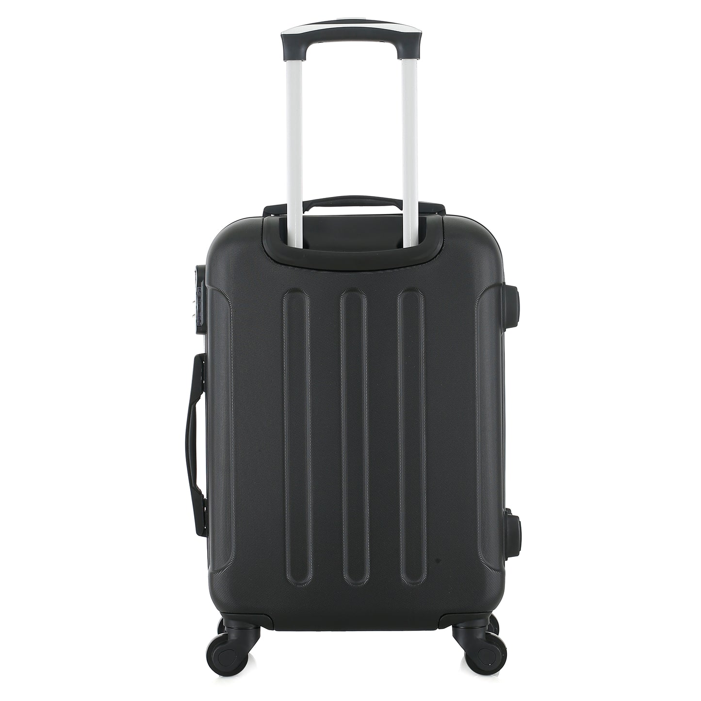 Valise noire de notre collection Potiron Paris, Concorde, taille S, de dos