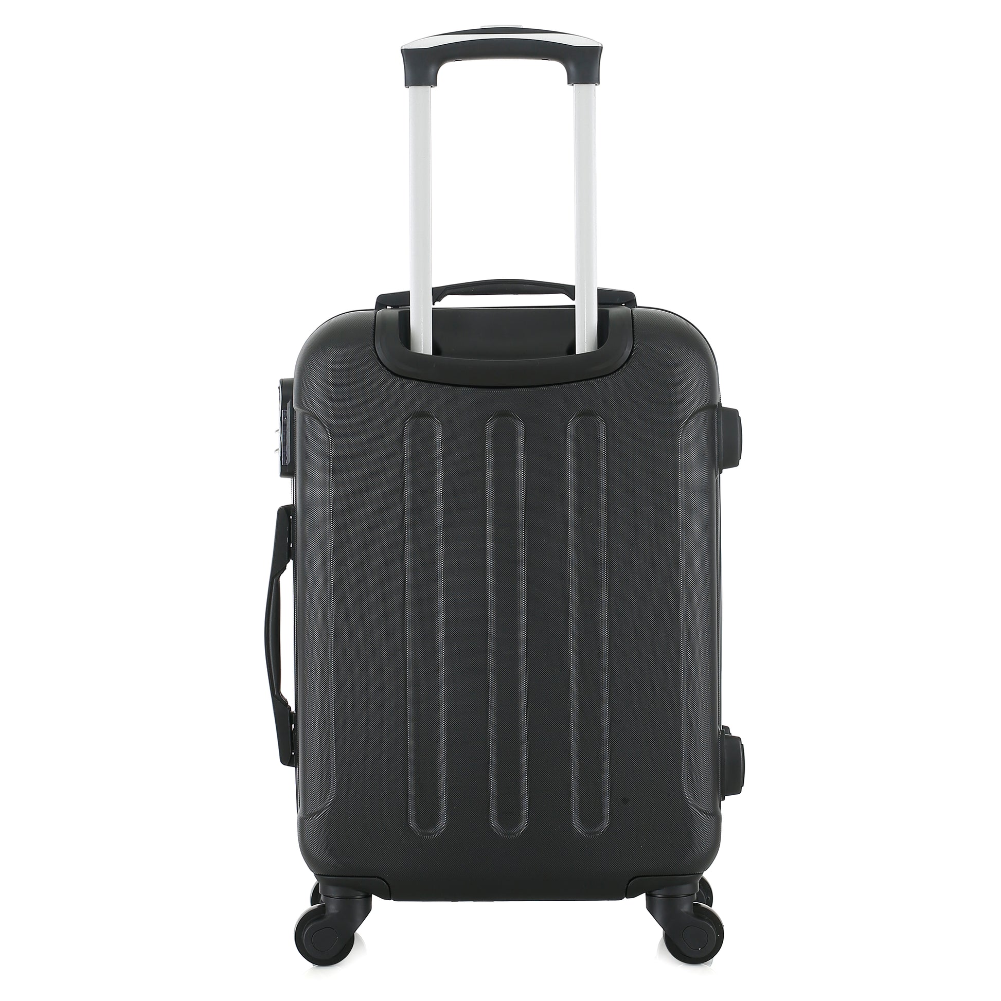 Valise noire de notre collection Potiron Paris, Concorde, taille S, de dos