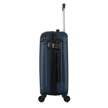 Valise bleue de notre collection Potiron Paris, Concorde, taille S, de côté