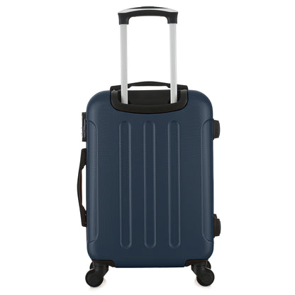 Valise bleue de notre collection Potiron Paris, Concorde, taille S, de dos