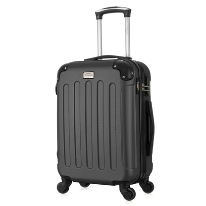 Valise grise de notre collection Potiron Paris, Concorde, taille S, de 3/4