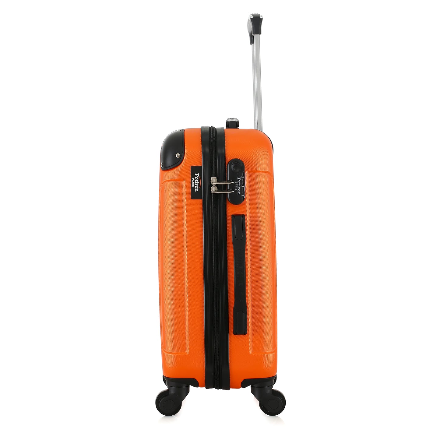 Valise orange de notre collection Potiron Paris, Concorde, taille S, de côté