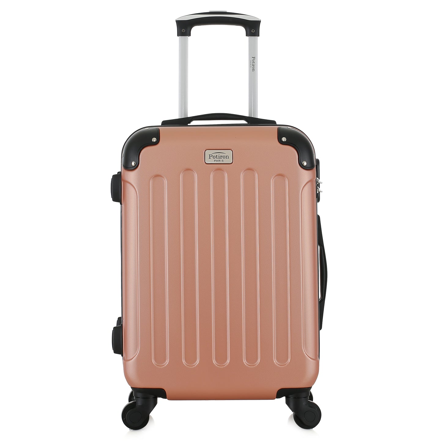 Valise rose de notre collection Potiron Paris, Concorde, taille S, de face