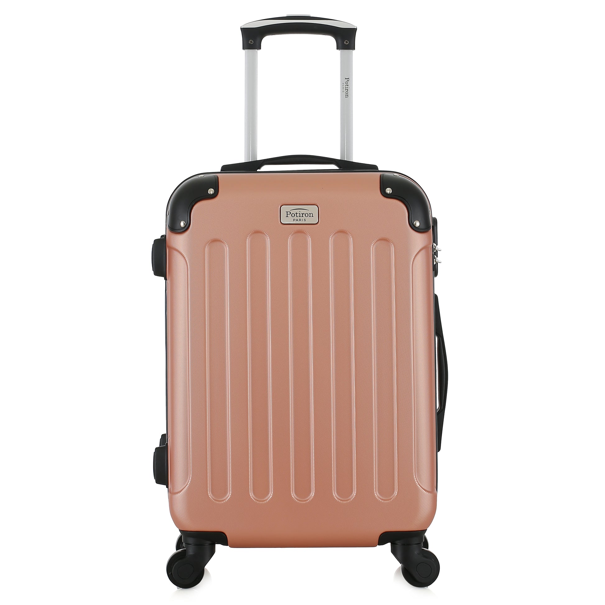 Valise rose de notre collection Potiron Paris, Concorde, taille S, de face