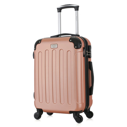 Valise rose de notre collection Potiron Paris, Concorde, taille S, de 3/4