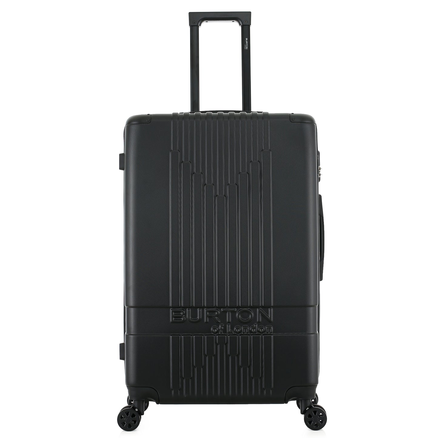 Grande valise noire de face
