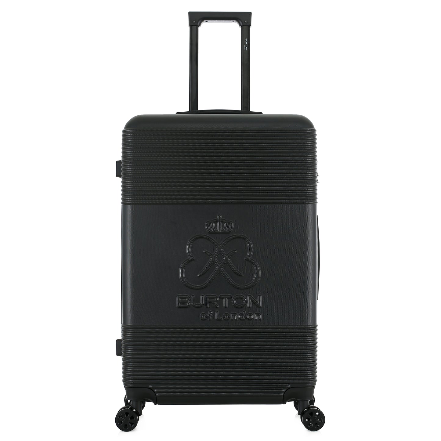 Grande valise noire de face
