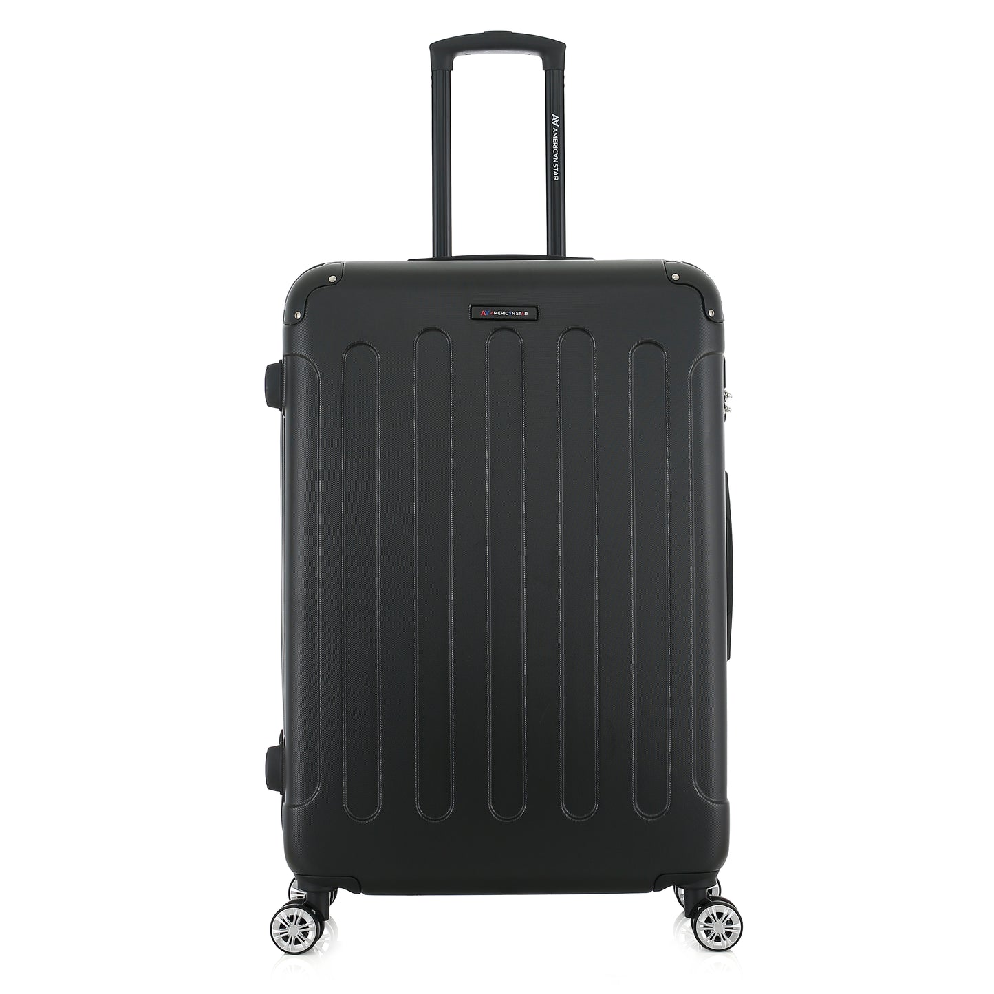 Valise noire de notre collection American Star Miami, taille L de face
