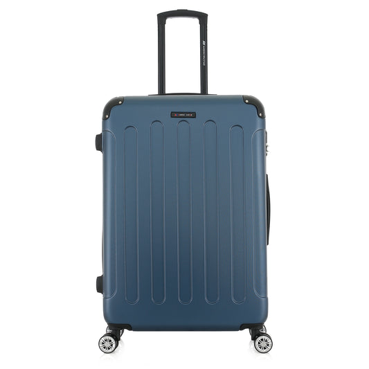Valise bleue de notre collection American Star Miami, taille L de face
