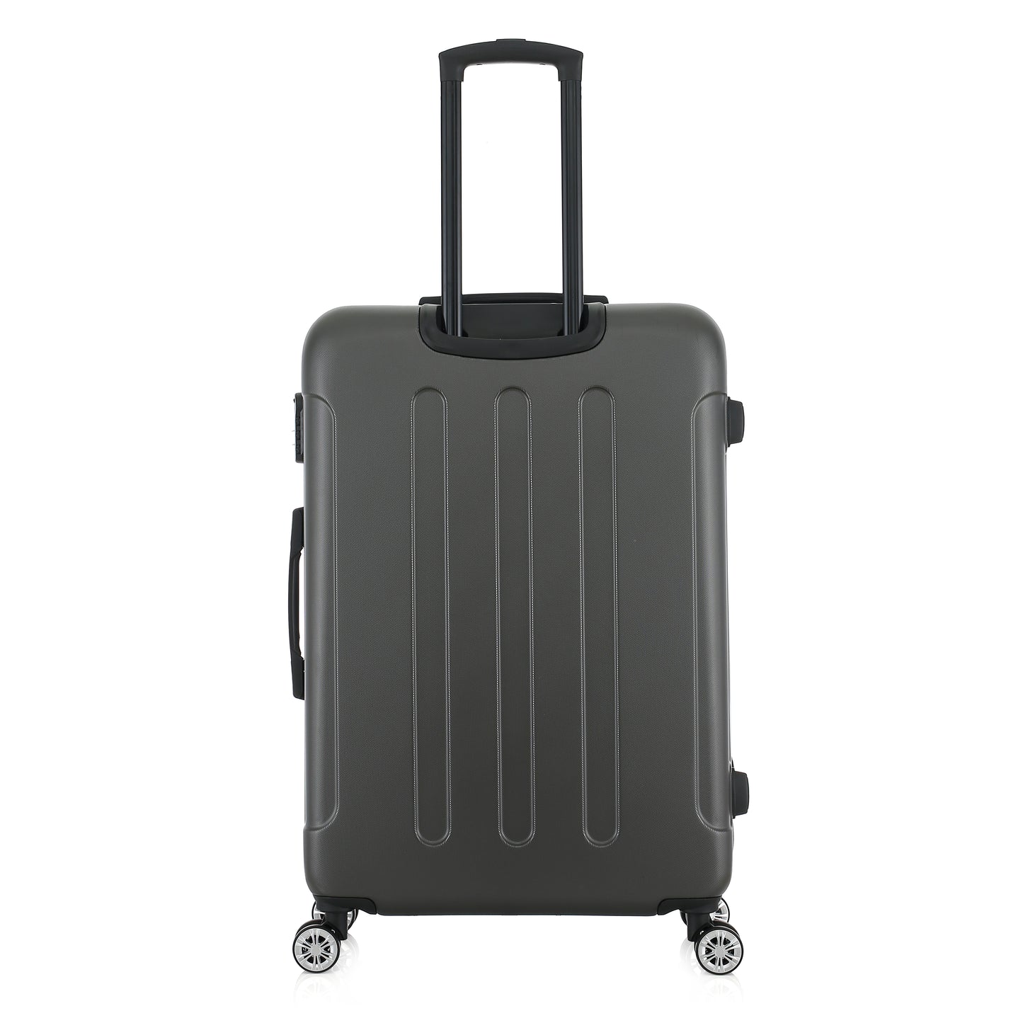 Valise grise de notre collection American Star Miami, taille L de dos