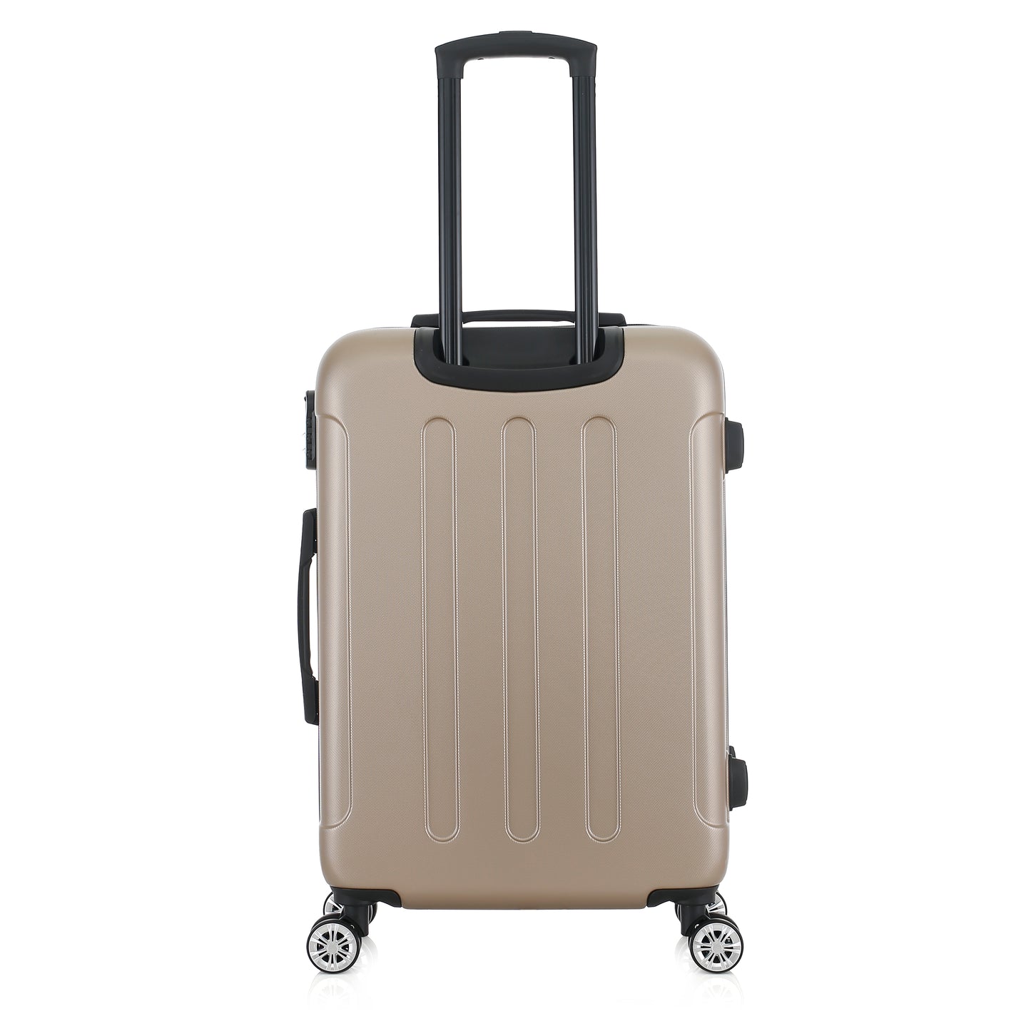 Valise beige de notre collection American Star Miami, taille M de dos