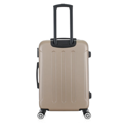 Valise beige de notre collection American Star Miami, taille M de dos